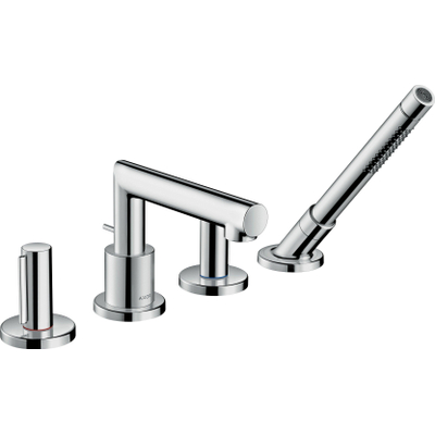 Axor Uno 3 Robinet de baignoire sur gorge 4 trous avec levier zéro chrome
