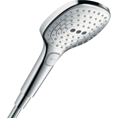 Hansgrohe Raindance Select Doucheset - handdouche - doucheslang - handdouchehouder - hoofddouche - thermostaat - inbouwdeel - hoogglans chroom