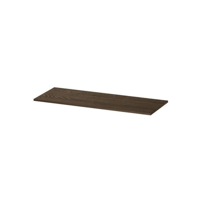 INK Topdeck Wastafelblad - 120x1.6x45cm - tbv onderkast - Eiken - Massief eiken Charcoal