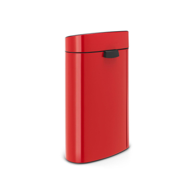 Brabantia Touch Bin Poubelle - 40 litres - seau intérieur en plastique - passion red