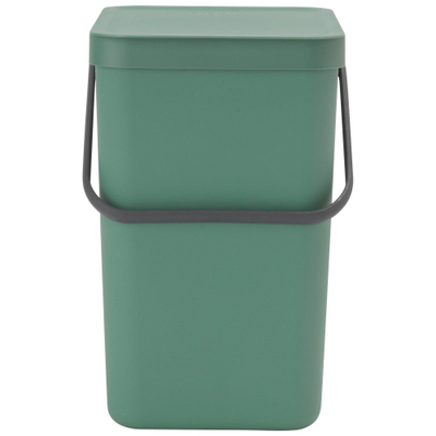 Brabantia Sort & Go Afvalemmer - 25 liter - hengsel - fir green