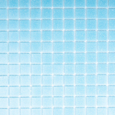 La Mosaic Factory Amsterdam carreau mosaïque - 32,2x32,2cm - carrelage mural et de sol - Carré - Verre Bleu Clair Mat