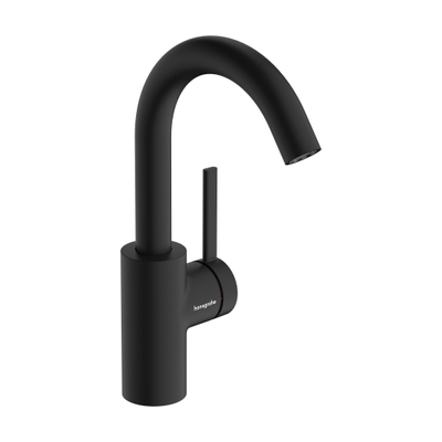 Hansgrohe Zesis S Wastafelmengkraan - 21cm - eengreeps - coolstart - draaibare uitloop - trekwaste - mat zwart