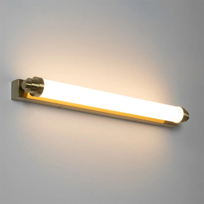 QAZQA Yordi Wandlamp - 1 lamp - 62.8cm - IP44 - gold