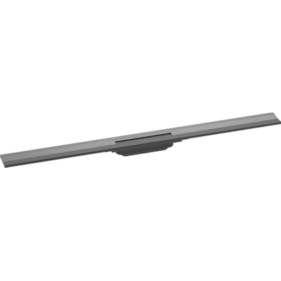 Hansgrohe RainDrain Flex Douchegoot - 100cm - inkortbaar - wandmontage - brushed black chrome