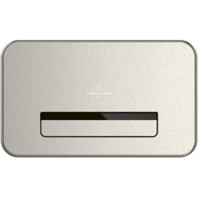 Villeroy & Boch Viconnect bedieningsplaat - 269x161mm infrarood - stainless steel (mat rvs)