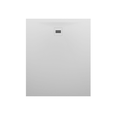 Riho Velvet Sole Receveur carré Carré 100x100cm Solid surface Blanc mat