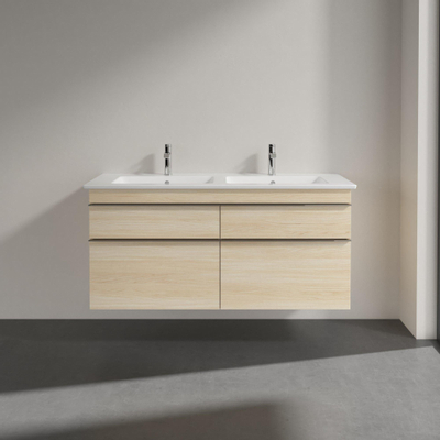 Villeroy & Boch Venticello wastafelonderkast 125.3x59cm 4x lade iep impresso