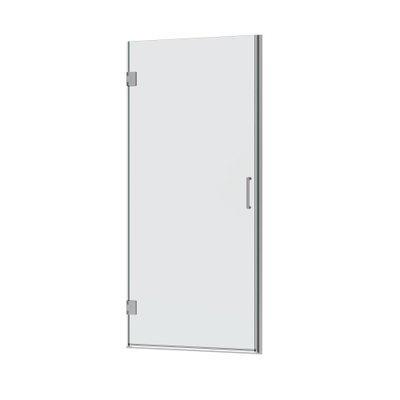FugaFlow Efficiente Vetro 5000 Douchedeur - 65x200cm - profielloos veiligheidsglas - anti kalk - chroom