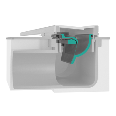Hansgrohe RainDrain Flex Douchegoot - 80cm - inkortbaar - mat wit