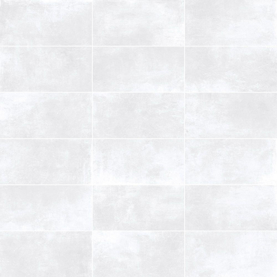 SAMPLE EnergieKer Carrelage sol et mural Loft White - rectifié - look industriel - Blanc mat