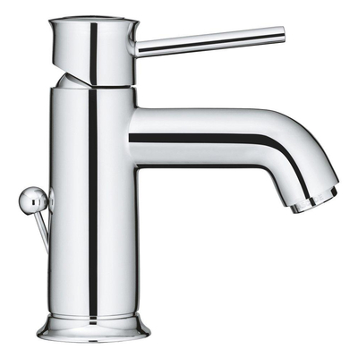 Grohe Start Classic Waterbesparende Wastafelkraan - S-Size - met afvoerplug - 28mm ES cartouche - chroom