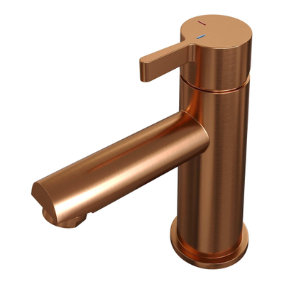 Brauer Copper Edition Wastafelmengkraan opbouw - laag - model E PVD - geborsteld koper