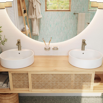 Hansgrohe AddStoris Q zeephouder - met schaal - geborsteld brons