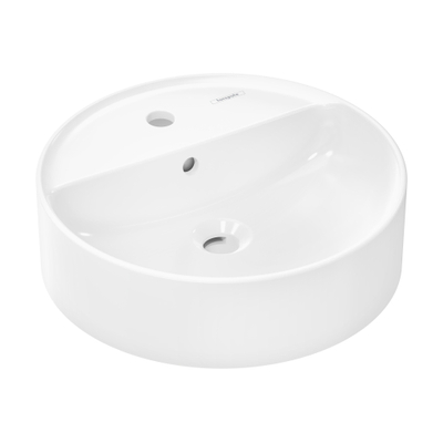 Hansgrohe Xuniva S opzetwaskom - 45x45x14.5cm - 1 kraangat - wit