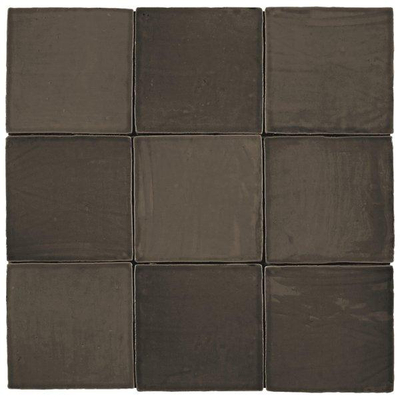 SAMPLE Roca St Tropez Carrelage mural 13x13cm 8.5mm pâte blanche Bronze