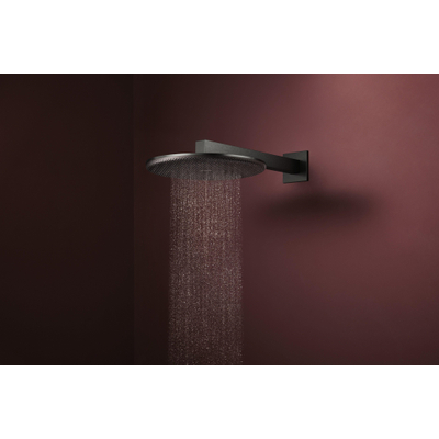 Hansgrohe Raindance alive S - hoofddouche 300 - 2jet - ecosmart wand - geborsteld zwart chroom (antraciet)