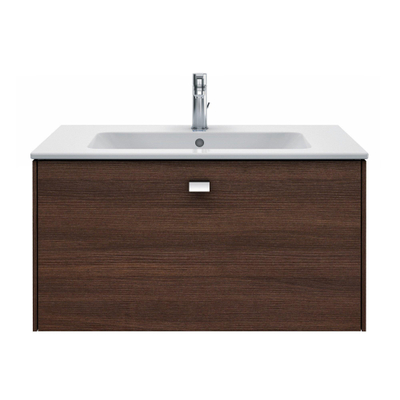 Duravit Me by starck Meubelwastafel - 1 kraangat - met overloop - 83x49cm - mat wit