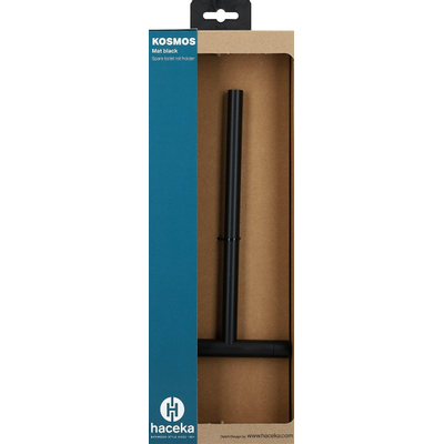 Haceka Kosmos porte-rouleau de réserve - 3 rouleaux - noir mat