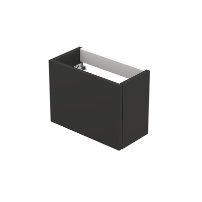INK Versus Fonteinkast - 36x18x27cm - 1 deur - greeploos of tbv grepen - links- en rechtsdraaiend - MDF lak - Antraciet mat