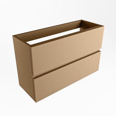 Mondiaz ADA fonteinonderkast - 80x30x50cm - 2 lades - uitsparing midden - softclose - Oro