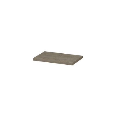 INK Topdeck Wastafelblad - 70x45x3.5cm - tbv onderkast - MFC - Greige eiken