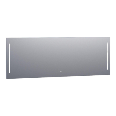 BRAUER Pyrite spiegel – 200x70 cm – LED-verlichting – dimbaar, touchbediening – Aluminium