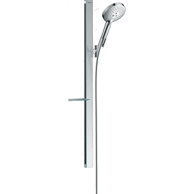 Hansgrohe Raindance Select S Unica Ensemble de douche - barre coulissante - douchette Raindance Select S 120 3 jets - porte-savon - 90cm - flexible de douche 160cm - chrome