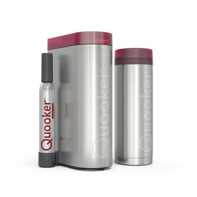 Quooker Flex Square kokendwaterkraan - draaibare & uittrekbare uitloop - PRO3 incl. Cube reservoir - Warm / kokend / bruisend / gefilterd water - rosé koper