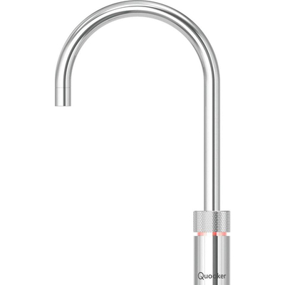 Quooker BE Nordic Round kokendwaterkraan - draaibare uitloop - PRO3 reservoir - Warm / kokend water - Chroom
