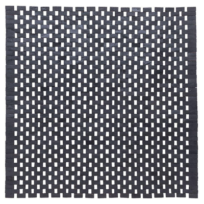 Sealskin woodblock tapis de bain 60x60 cm teck noir