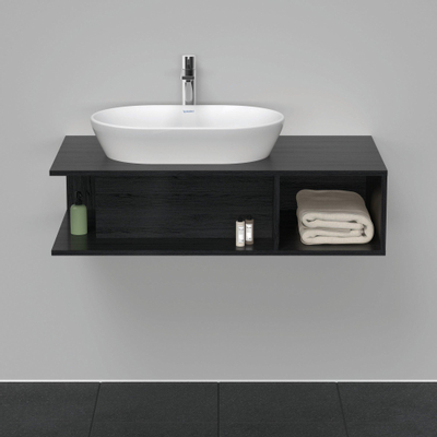 Duravit D-neo Meuble sous vasque 100x55x26cm sans tiroir Chêne (noir) mat