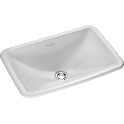 Villeroy & Boch Loop en Friends inbouwwastafel 60x40.5cm met overloop zonder kraangat ceramic+ wit