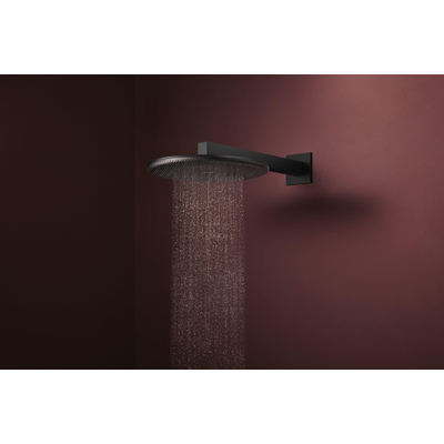 Hansgrohe Raindance alive Douche de tête 300 2 jets EcoSmart bras mural noir mat