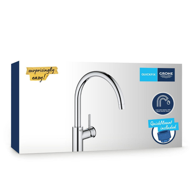 Grohe Start Keukenkraan - hoog - chroom