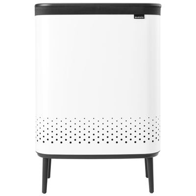 Brabantia Bo Hi Boîte à linge - 2x45 litres - blanc