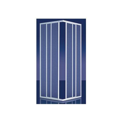 Plieger Economy cabine de douche entrée d'angle 90x90x185cm profil blanc