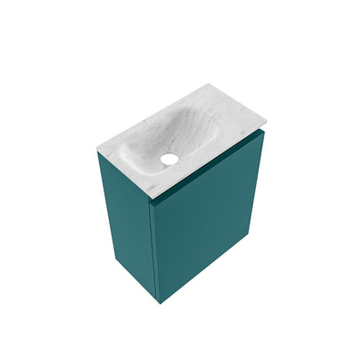 MONDIAZ TURE-DLUX 40cm toiletmeubel Smag. EDEN wastafel Opalo positie links. Zonder kraangat.