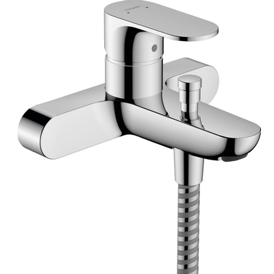 Hansgrohe Rebris s 1 greeps - opbouw badmengkraan hartafstand 15 - 3cm - hoogglans chroom