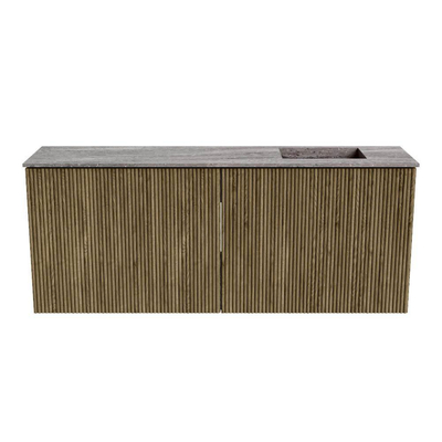 Mondiaz JOYA-DLUX 100cm meuble de toilette - couleur Dusk - Vasque FAYE position Droite Sans trou de robinet couleur Oza