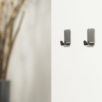 Tiger Crochet Basic Inox brossé (2 pièces) 1.8x3.5x1.9cm