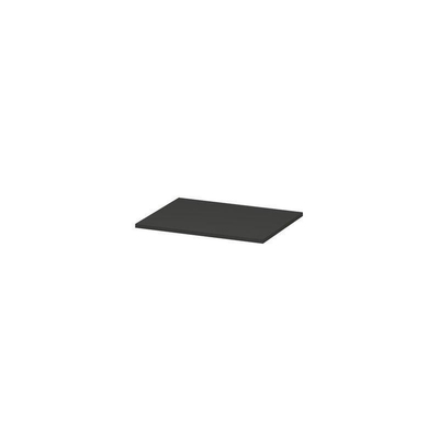 INK Topdeck Wastafelblad - 60x45x2cm - tbv onderkast - MDF lak - Mat Antrachiet