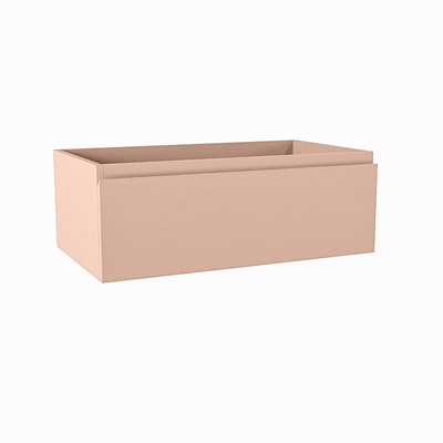 Mondiaz FOGE wastafelonderkast - 70x41x25cm - 1 lade - softclose - Rosee