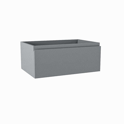 Mondiaz FOGE wastafelonderkast - 60x41x25cm - 1 lade - softclose - Plata