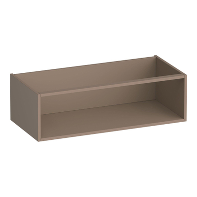 BRAUER Flourish armoire latérale - 99x30x45.5cm - avec 1 compartiment de rangement mat moka