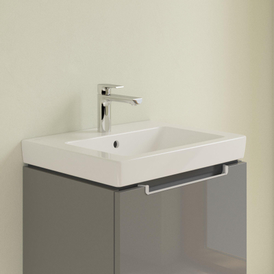 Villeroy & Boch Subway 2.0 meubelwastafel - 55x47cm - 1 kraangat - met overloop - White Alpine (glans wit)