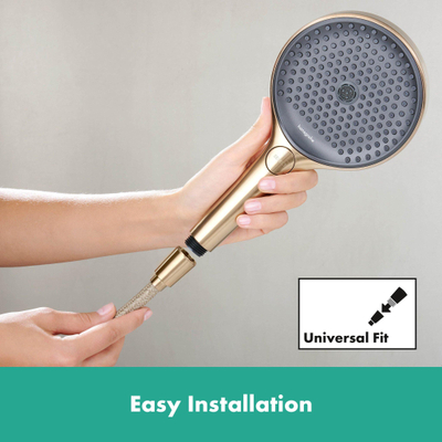 Hansgrohe Designflex Textiel - doucheslang - 125cm - geborsteld brons