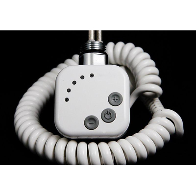 HR Meubles de salle de bain Base Radiateur design électrique - 56,5x6,6x121cm - raccordement en bas à droite - 300 Watt - blanc mat