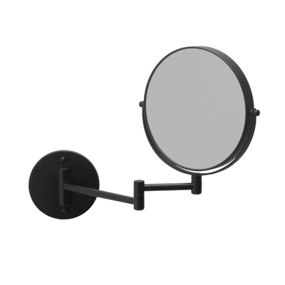 Aquanova Forte make-upspiegel – rond Ø19 cm – wandmodel, 7x vergrotend – Black
