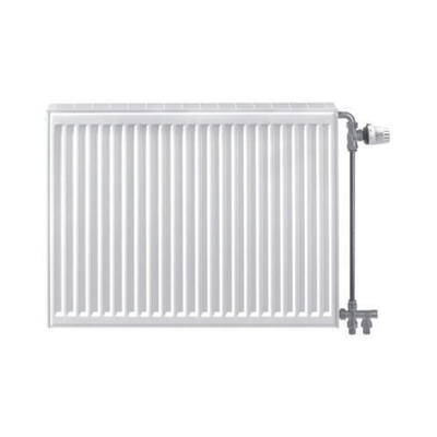 Henrad Compact All In paneelradiator 60x90cm type 21 1211watt 4 aansluitingen Staal Wit Glans OUTLET